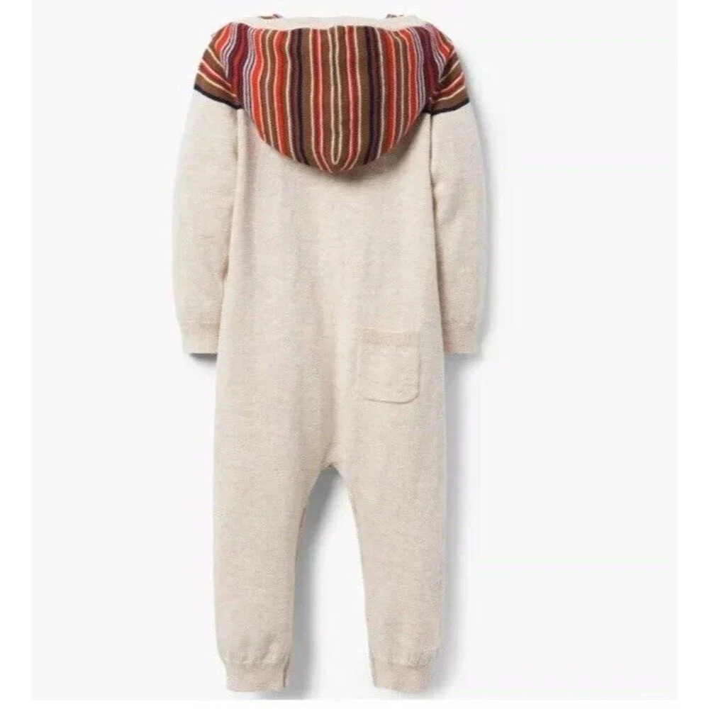 NEW Gymboree Hooded One piece Knit size 6-12 months, Tags Attached